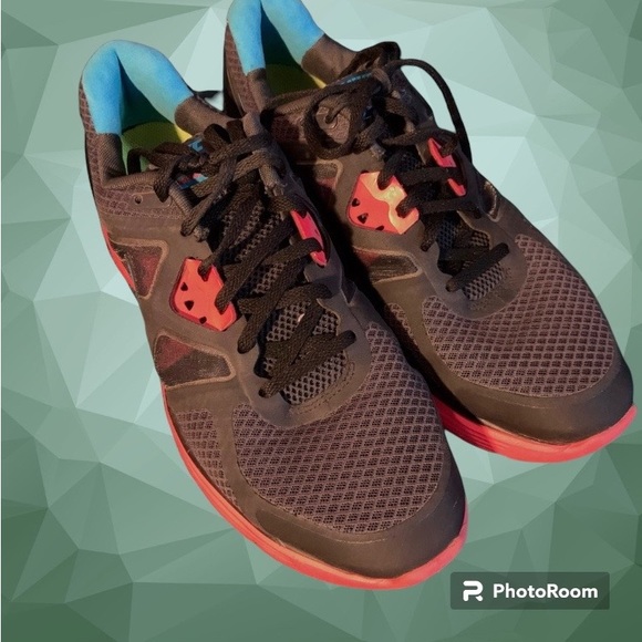 Nike lunarglide black pink sneakers size 12 womans - Picture 3 of 7